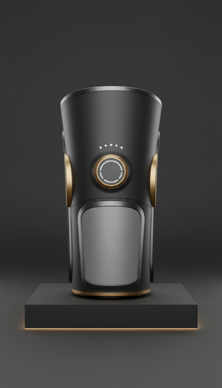 Brushed Metal Knee Massager