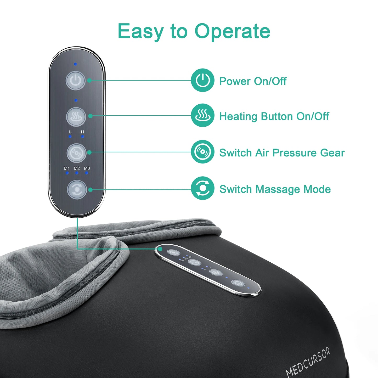 SoleRelief™ Shiatsu Foot Massager Pro