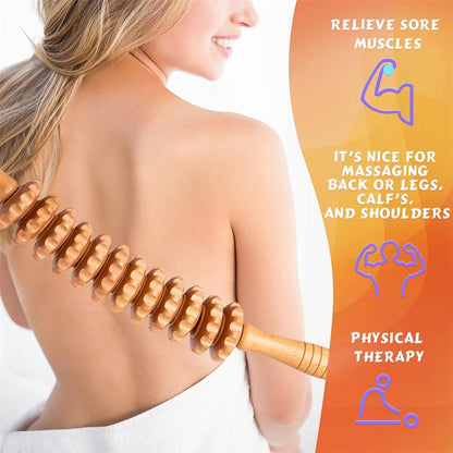 Wooden Body Massage Roller