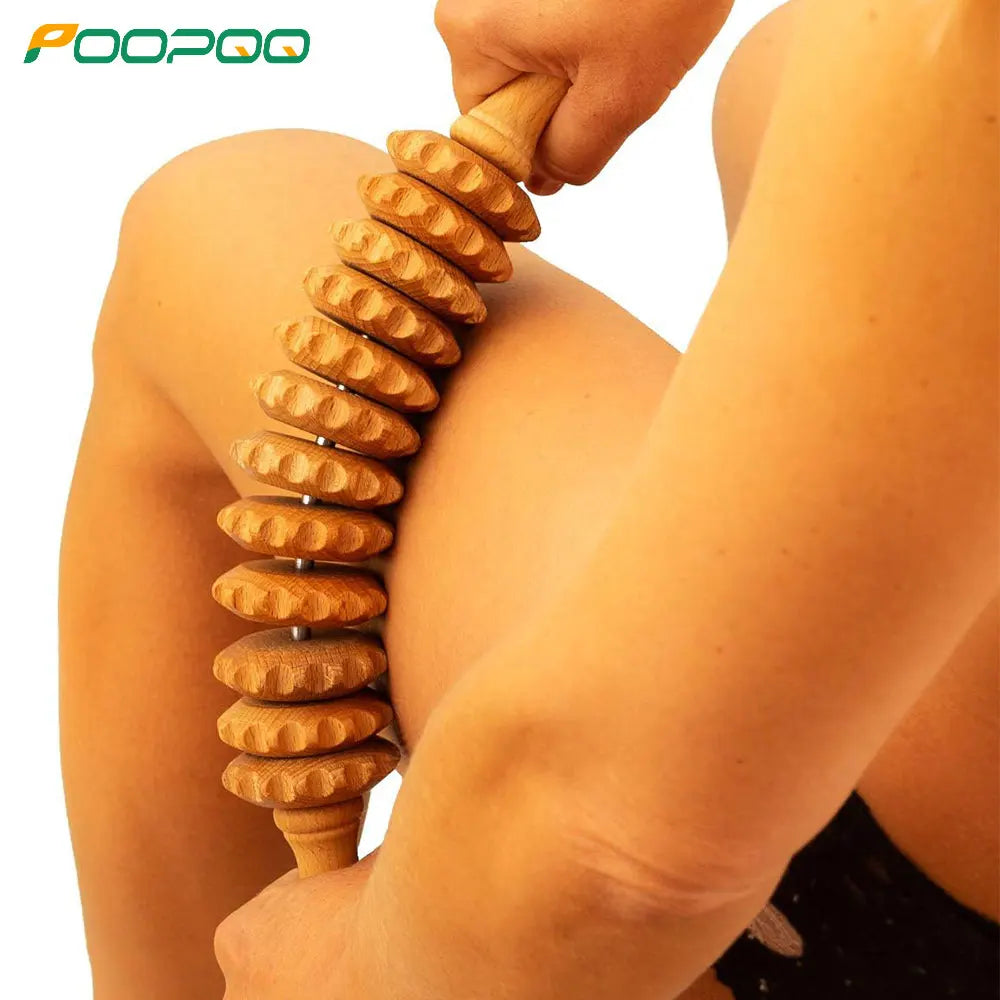 Wooden Body Massage Roller