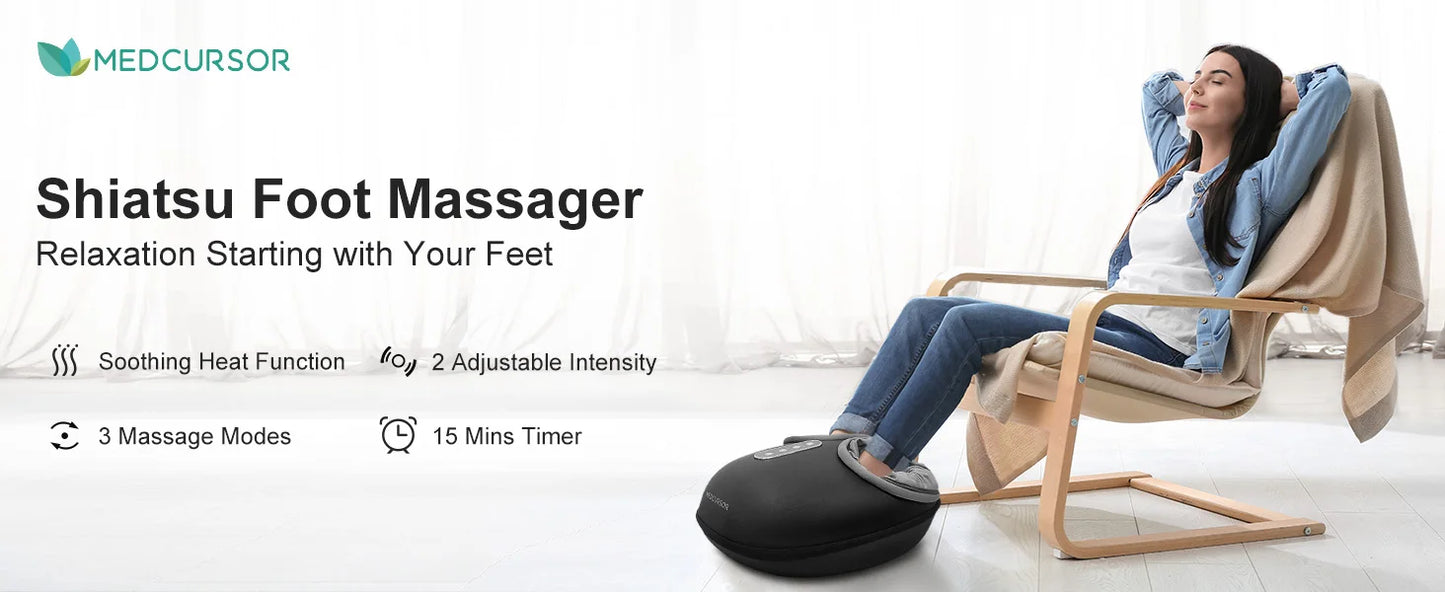 SoleRelief™ Shiatsu Foot Massager Pro