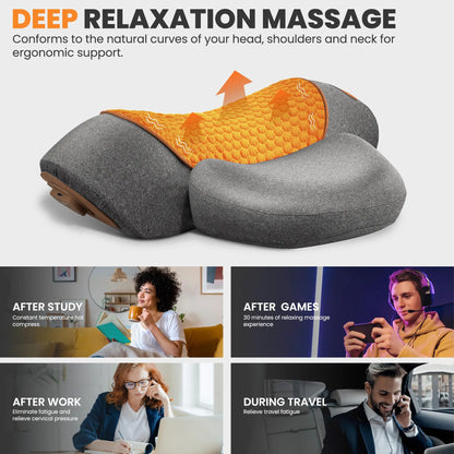 NeckEase™ Smart Cervical Therapy Pillow
Relax Your Neck. Restore Your Comfort. Recharge Your Day.
