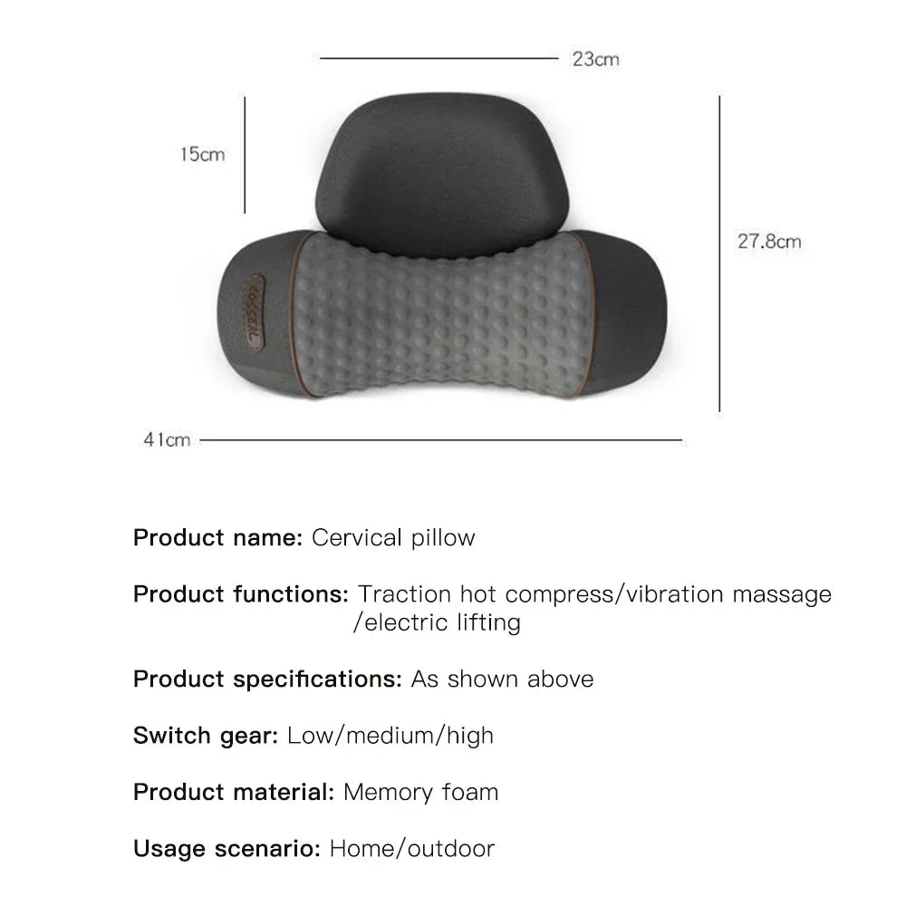 NeckEase™ Smart Cervical Therapy Pillow
Relax Your Neck. Restore Your Comfort. Recharge Your Day.
