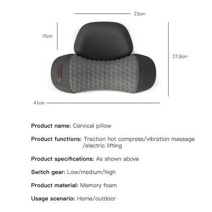 NeckEase™ Smart Cervical Therapy Pillow
Relax Your Neck. Restore Your Comfort. Recharge Your Day.