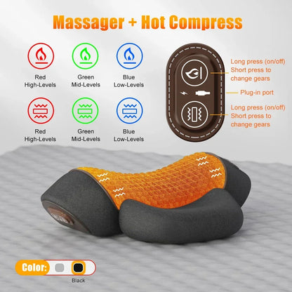 NeckEase™ Smart Cervical Therapy Pillow
Relax Your Neck. Restore Your Comfort. Recharge Your Day.