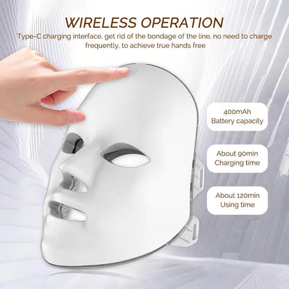 LumiGlow™ 7-Color LED Therapy Mask