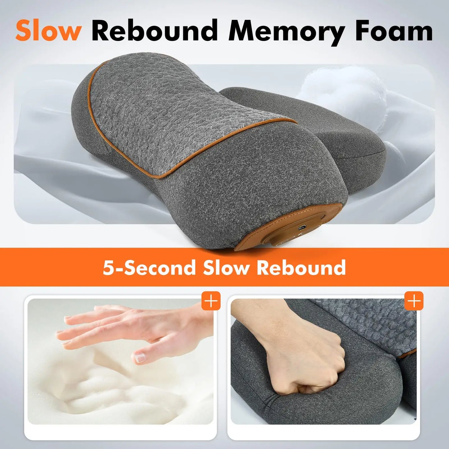 NeckEase™ Smart Cervical Therapy Pillow
Relax Your Neck. Restore Your Comfort. Recharge Your Day.