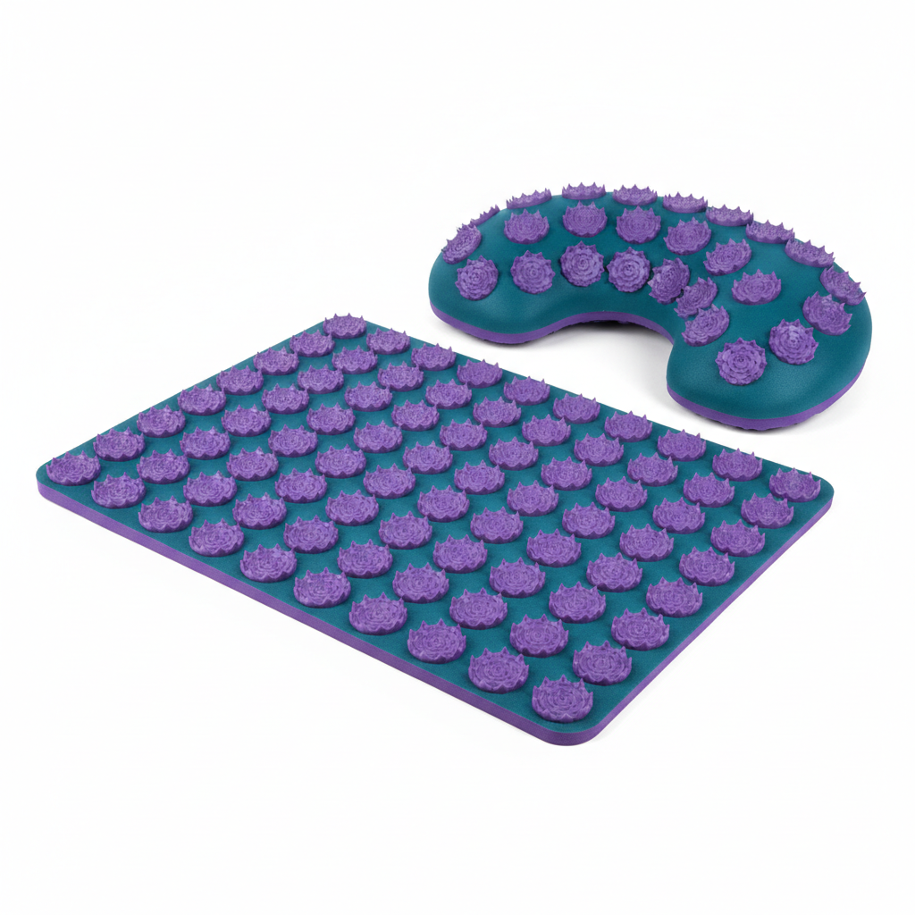Acupressure Mat and Pillow Set
